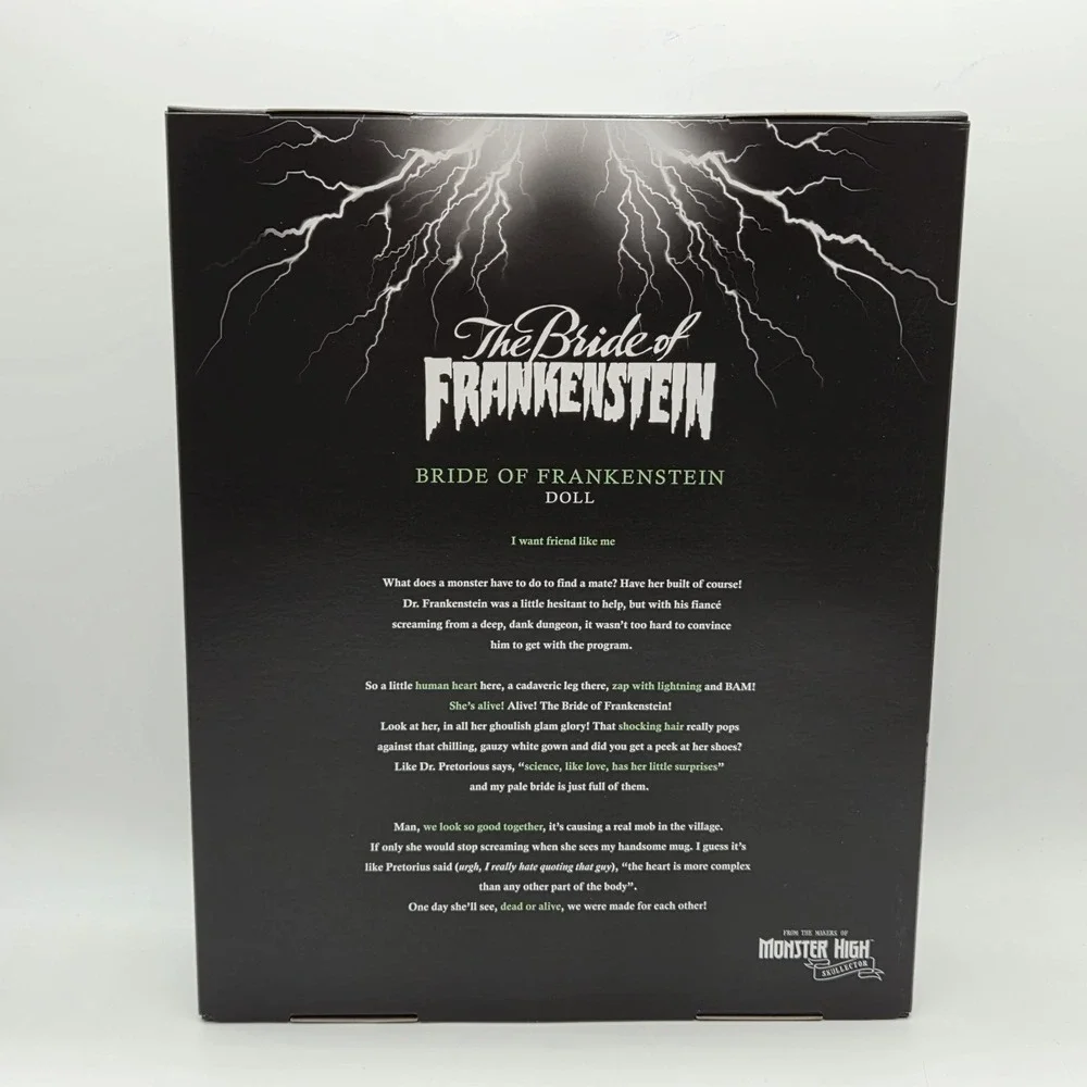 NEW Mattel Creations Monster High Skullector Bride of Frankenstein Dolls HDW25